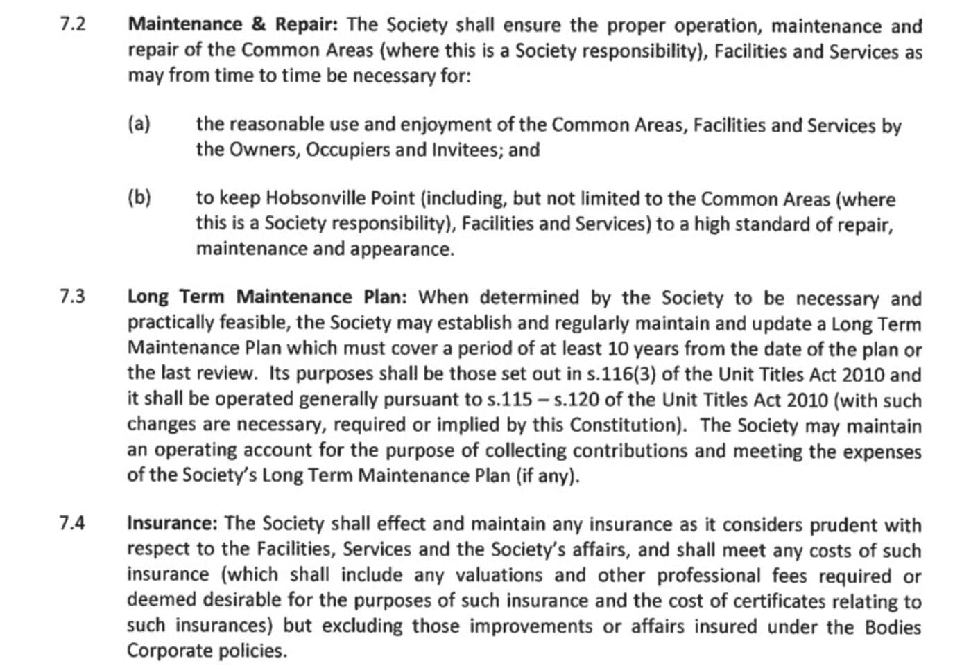 Constitution Example
