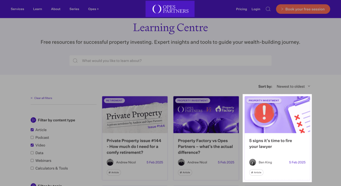 Image 4 Opes Partners Website