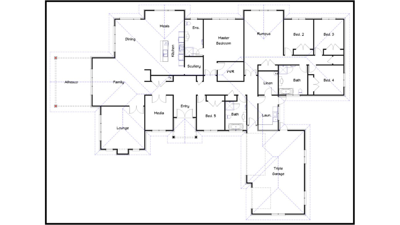 Golden homes floor plan