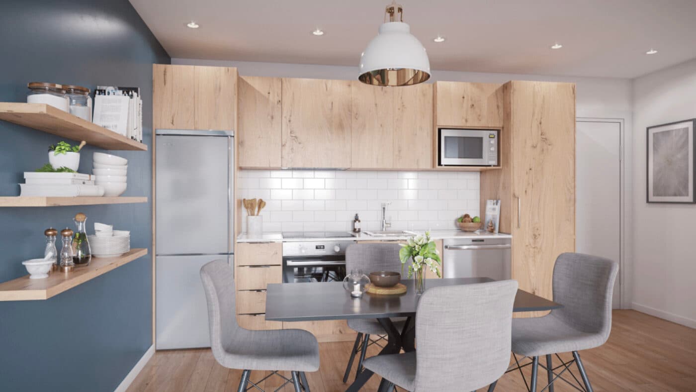 Kitchen in Dual Key Apartments