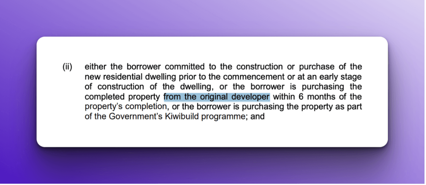 The original developer