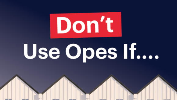 Don't use Opes if