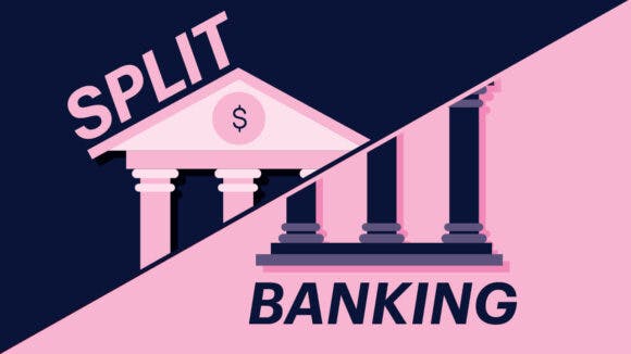 Split banking